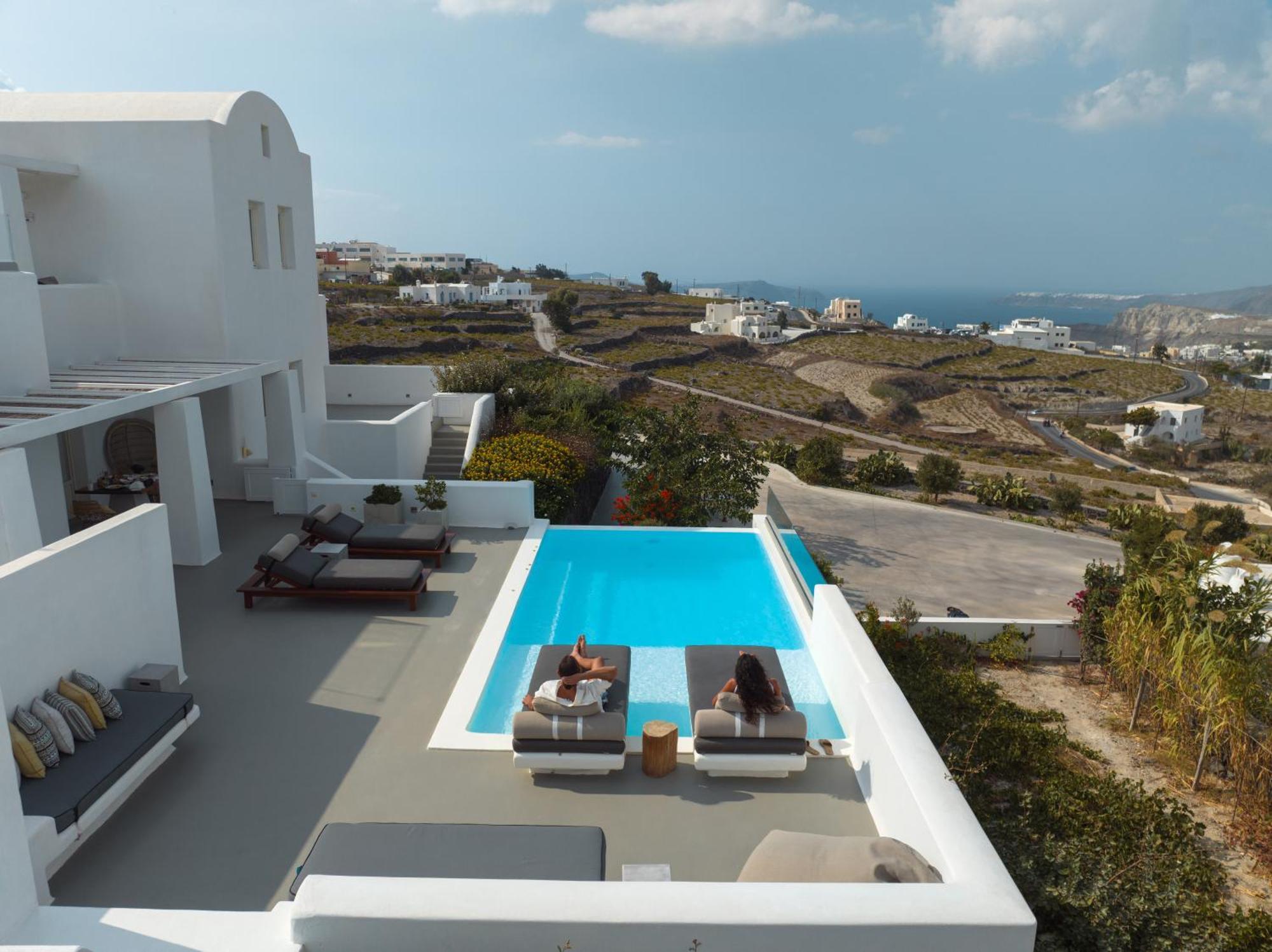 Villa White & Co Santorini Pyrgos Kallistis Exterior foto